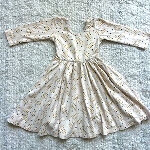 Alice Ames ballet dress size 5, yellow pattern